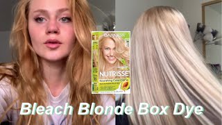 Bleaching Hair with Box Dye [upl. by Ahsyak]