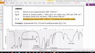 Amides IR spectroscopy [upl. by Denn]