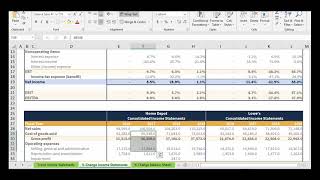 Horizontal Analysis  Financial Statement Analysis [upl. by Yniattirb]