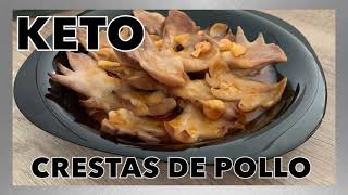 CRESTAS DE POLLO KETO aporte de ácido hialuronico [upl. by Adnael]