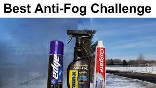 The Best AntiFog Product  A Head  On Challenge [upl. by Acillegna]