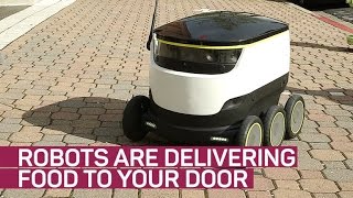 Robots are delivering food to your door [upl. by Eltsyrk]