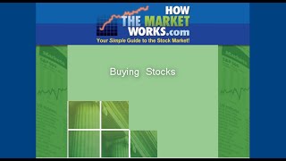 How To Buy Stocks On HowTheMarketWorkscom [upl. by Yatnohs]