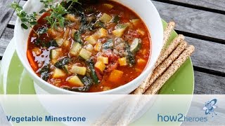 Vegetable Minestrone Soup [upl. by Dlanar]