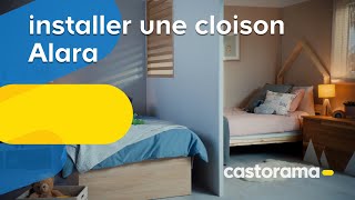 Comment installer une cloison modulable Alara Goodhome  Castorama [upl. by Dewees24]