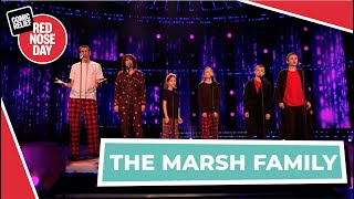 The Marsh Familys Hilarious Performance  Comic Relief Red Nose Day 2021 [upl. by Gefen]