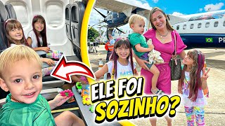 Ele foi SOZINHO no AVIÃO [upl. by Seline]