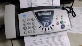 Brother FAX575 Setup [upl. by Nevart]