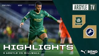 Plymouth Argyle v Millwall highlights [upl. by Inajar645]