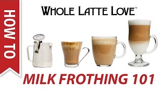 Milk Frothing for Beginners [upl. by Annoyed]