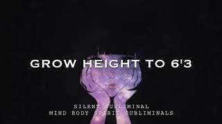 Instant Growth Spurt Height 63quot  Subliminal Silent [upl. by Shien]