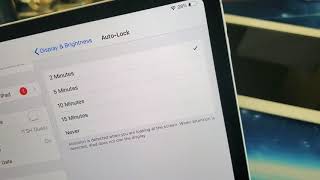 iPad Pro How to Change Screen Timeout Auto Lock [upl. by Modla664]