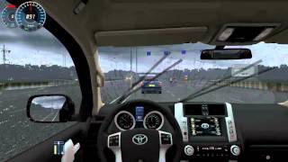 City Car Driving  Toyota Land Cruiser Prado  Download link [upl. by Oilime635]