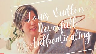 5 EASYTOSPOT FEATURES of an AUTHENTIC LOUIS VUITTON NEVERFULL BAG [upl. by Jens568]