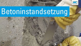 Betoninstandsetzung Arbeitsschritte  Beton reparieren Beton sanieren [upl. by Alesi]