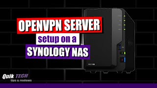 Setting Up Synology OpenVPN Server [upl. by Anaibib]