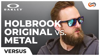 Oakley Holbrook vs Holbrook Metal  SportRx [upl. by Hepza]