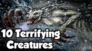 10 Terrifying Mythological Creatures From Around The World Mythology Explained [upl. by Emie]