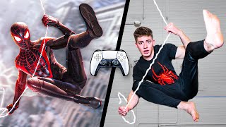 We Tried Spiderman Stunts In Real Life PS5 [upl. by Faden]