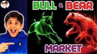 What are a Bull amp Bear Market A Simple Explanation for Kids and Beginners [upl. by Aekim851]