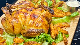 POULET RÔTI AU FOUR ET POMMES DE TERRE CROUSTILLANTES potatoes🍗 🥔 Deli Cuisine [upl. by Valeda]