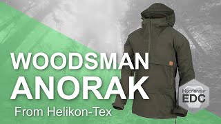 Woodsman Anorak HelikonTex  outdoors jacket [upl. by Zebapda]