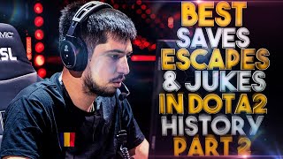 BEST Saves Escapes amp Jukes in Dota 2 History  Part 2 [upl. by Juanne]