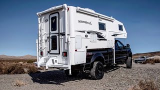 ULTIMATE FOUR SEASON CAMPER  2021 Northern Lite Truck Camper 4x4 Overland  FULL TOUR [upl. by Sebbie]