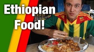 Irresistible Ethiopian Food  Tasty Meat Platter in Addis Ababa Ethiopia [upl. by Jobie]