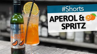 Aperol Spritz with Oleo Saccharum  Easy Cocktails to make at Home Bar  Drinkstuff Shorts [upl. by Alistair51]