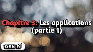 Algébre 1Les applications part 1 [upl. by Jillane]