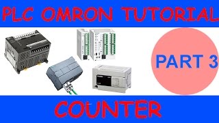 PLC Omron Training Part 3  Counter and Example [upl. by Valdas476]