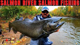 Salmon Fishing New Yorks World Famous Salmon River [upl. by Nnaeoj]