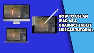 How to use iPad as a Graphics Tablet  Sidecar Tutorial [upl. by Enailil]