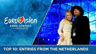 Top 10 Entries from The Netherlands at the Eurovision Song Contest [upl. by Saw]