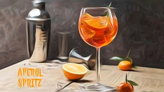 APEROL SPRITZ cocktail  recipe and how to make [upl. by Meluhs]