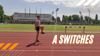 A Switches  speed drills  Davi Siljan  sprinting  gamespeed [upl. by Eceerehs300]