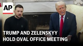 Trump and Zelenskyy hold Oval Office meeting [upl. by Miyasawa637]