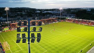 Sligo Rover FC  Sports Floodlighting Upgrade [upl. by Enilraep]