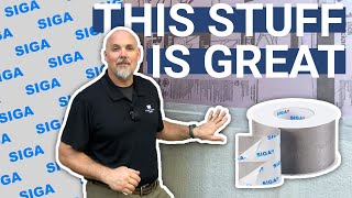 Siga Tape  Sealing Walls to Foundation [upl. by Skelton]