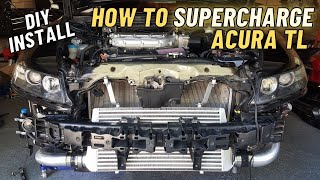 DIY Supercharger Install  Acura TLTLS [upl. by Nelie830]