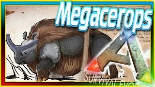 Megacerops ARK Survival Evolved DossierNews 59 ARK Rhinoceros Update amp Spotlight [upl. by Viradis363]