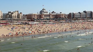 A summer day at Scheveningen beach The Hague Netherlands [upl. by Tannen]