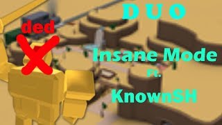 Duo Badlands Insane Mode Ft KnownSH  Tower Defense Simulator [upl. by Attennot]