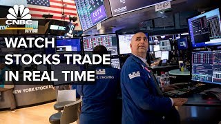 Watch stocks trade in real time after Dows third worstday ever– 3172020 [upl. by Danit]