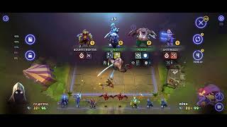 Underlords  Gameplay 6 fallens 3 mages 4 [upl. by Range827]