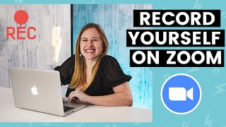 How to Record Yourself on Zoom [upl. by Dlonyer]