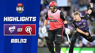 Hobart Hurricanes v Melbourne Renegades  BBL13 [upl. by Manella568]