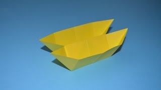 como hacer un barco de papel origami [upl. by Eipper184]