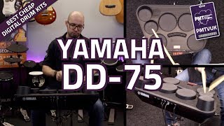 Yamaha DD75 Desk Top Electronic Drum Kit  Overview amp Demo [upl. by Rovner]